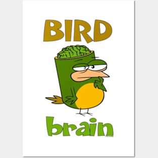 Birdbrain Design for Bird Lovers Posters and Art